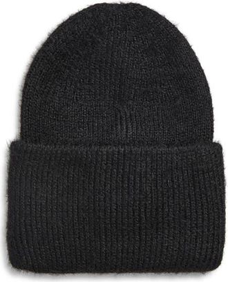 Tasha Cuffed Knit Beanie in Black at Nordstrom