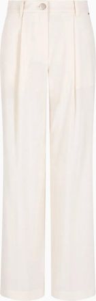 A|X Armani Exchange Pantaloni a gamba ampia - Bianco