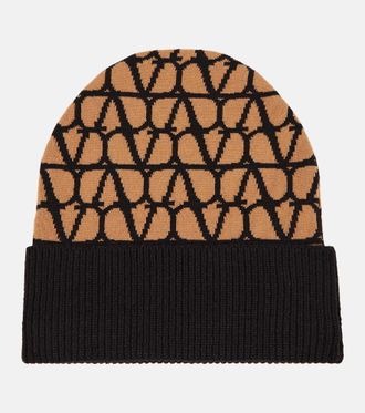 Valentino Toile Iconographe cashmere beanie