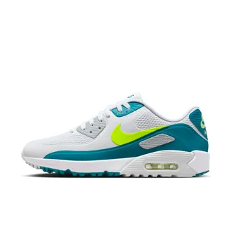 Nike Mens Air Max 90 G Golf Shoes in White | HV9305-104