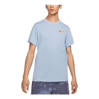 Nike Yoga T-Shirt Blue DZ2650-479