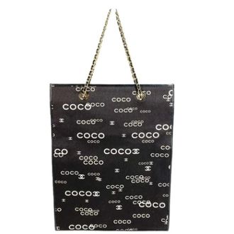 Chanel Pre-owned Tote Bags, female, Black, Size: ONE SIZE Pre-owned Vintage Tote Bag