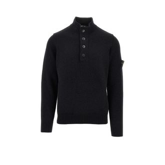 Stone Island Knitted sweater with Logo Badge Man XL
