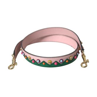 Dolce & Gabbana Accessoires, Dames, Veelkleurig, ONE Size, Leer, Leren Schouderband