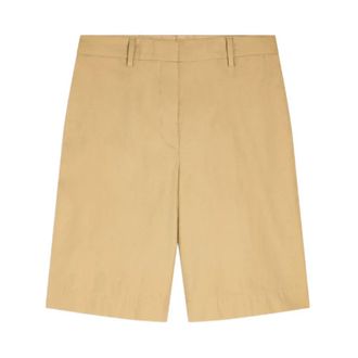 Dries Van Noten Pilar Short 3103 - Dames - Korte Broeken - Beige - 3XS - Katoen - Korte Broeken