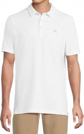 Travis Mathew Free Passage Polo Shirt In White
