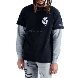Gala Original Ego Must Die Thermal Ls Tee In Black