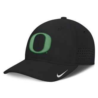 Nike Oregon Sideline Practice Nike Mens Dri-FIT College Hat in Black | NC5300AUON-3XB