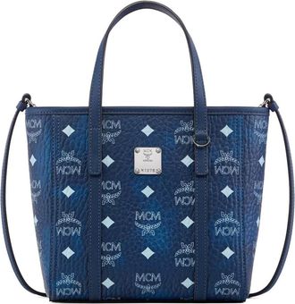 MCM Borsa Toni Top-Zip Mini In Visetos-Donna