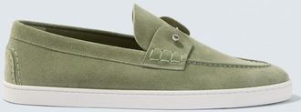 Christian Louboutin Chambeliboat suede slip-on shoes