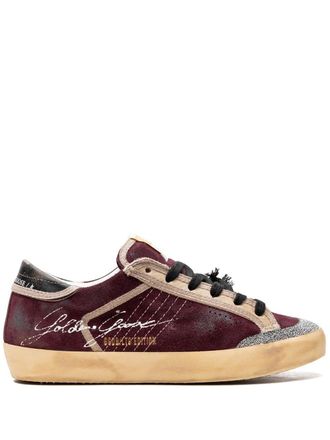 Golden Goose Sneakers Super-Star Penstar Wine red/Black - Rosso