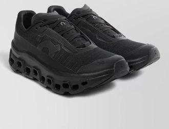 On panelled low-top sneakers