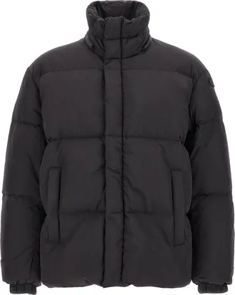Diesel Quilted Padded Down Jacket - Black