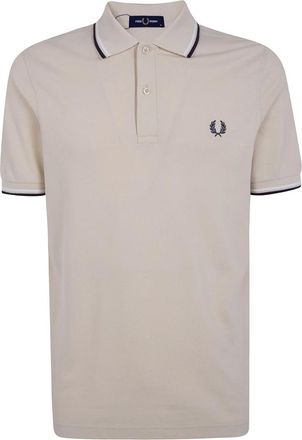 Fred Perry Polo Shirts - Heren - Polos - Beige - L - Tops