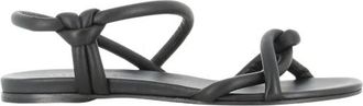 Del Carlo Neil Sandaal - Dames - Sandalen - Zwart - 36 EU - Leer - Schoenen