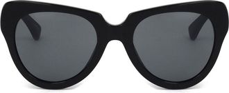 Linda Farrow DRIES VAN NOTEN DVN67 C6 Womens Sunglasses Black Size 53