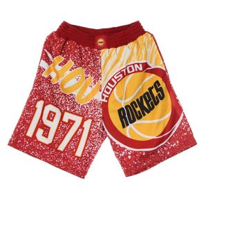 Mitchell & Ness NBA Jumbotron Sublimated Basketbal Shorts - Heren - Fitness - Veelkleurig - L - Polyester - Fitness
