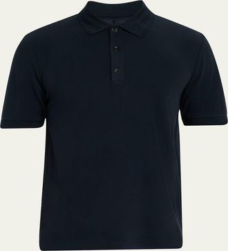Rag & Bone Mens Tech Stretch Pique Polo Shirt