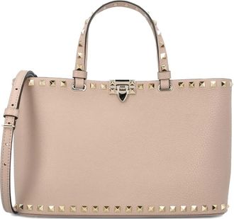 Valentino Garavani Rockstud kleine shopper - Roze