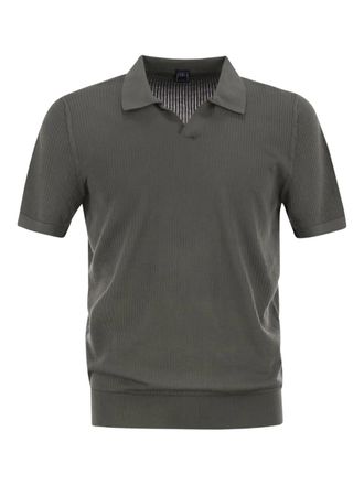 Fedeli Poloshirt met V-hals - Groen