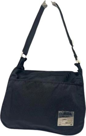 Fendi Pre-owned Vintage Schoudertas - Dames - Vintage Schoudertas - Zwart - ONE Size - Katoen - Vintage