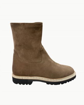 Aquatalia Womens Maryann Boot In Taupe Suede