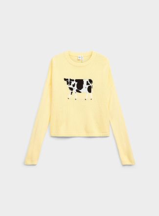 Twik Womens Picture jacquard sweater