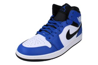 Nike Air Jordan 1 Mid Mens Trainers - Blue - Size UK 11