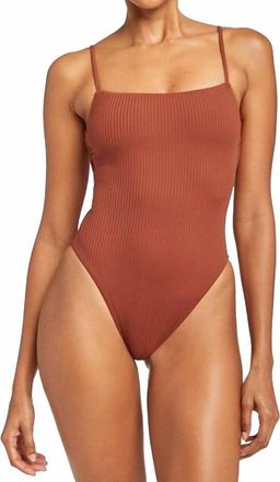 Vitamin A Jenna One Piece Swimsuit In Auburn