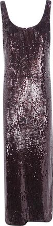 SIMKHAI BEX Tank Maxi Jurk - Dames - Feestkleedjes - Paars - S - Polyester - Kleedjes