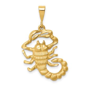 Diamond2Deal 10k Yellow Gold Scorpio Zodiac Charm