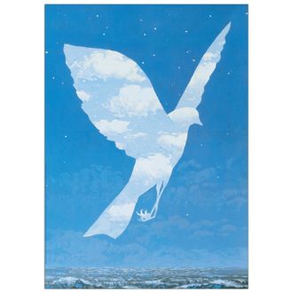 Artopweb Decorative panel, MAGRITTE - LEntrée en Scène - 50x70