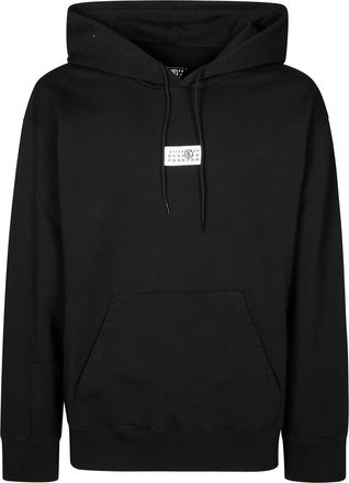 Maison Margiela Relaxed Fit Crew Neck Sweatshirt with Ribbed Detailing