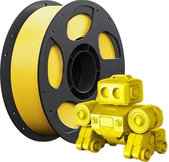 OEM Filamento De Pla, Forma S&oacute;lida, Alta Compatibilidad, 3 Kg, Amarillo Vibrante