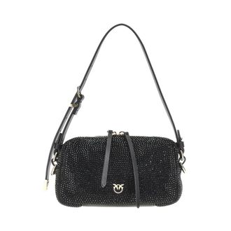 Pinko Mini borsa a tracolla Full Strass - - Bags - Donna - Nero - ONE SIZE