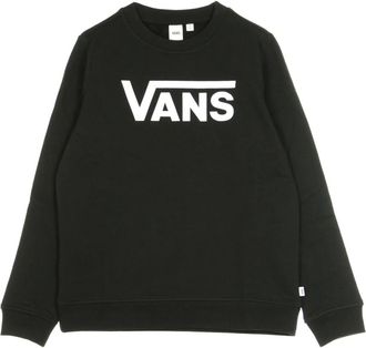 Vans Klassieke Zwarte Crewneck Sweatshirt - Dames - Sweatshirts - Zwart - M - Katoen - Hoodies & sweatvesten