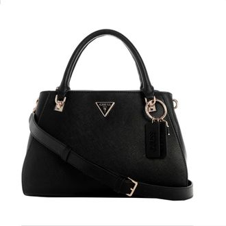 Guess Noelle II Luxury Satch - Dames - Handtassen - Zwart - ONE Size - Leer - Tassen