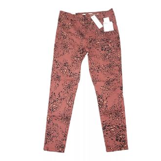 Ella Moss Womens Floral Skinny Jeans In Brown