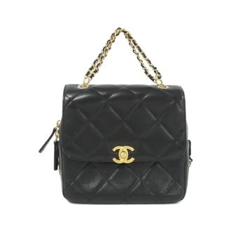 Chanel Black Leather Backpack (Pre-Owned)