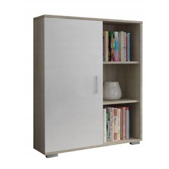 OEM Cassettiera Mobiletto 6 Ripiani Bianco Sonoma 80 Cm