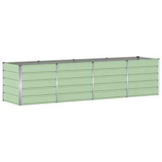 vidaXL Jardinera Verde 320 X 80 X 75 Cm Acero Vidaxl