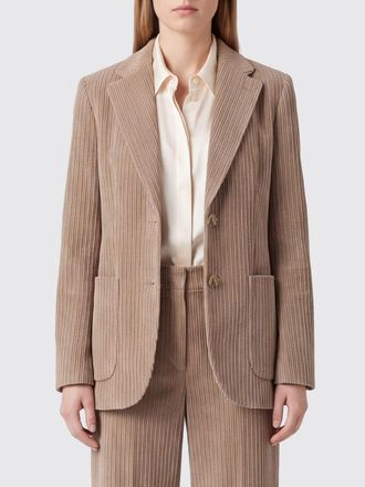 Lardini Single-Breasted Cotton Velvet Blazer with Patch Pockets