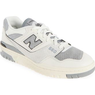 New Balance 550 Basketball Sneaker in Sea Salt/Slate Grey at Nordstrom, Size 11.5
