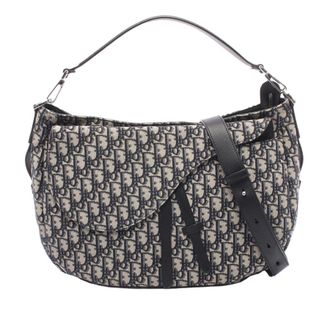 Dior Pre-owned Dior Oblique Canvas Soft Saddle Satchel Unisex TCI21EH2S5B7BLJ0