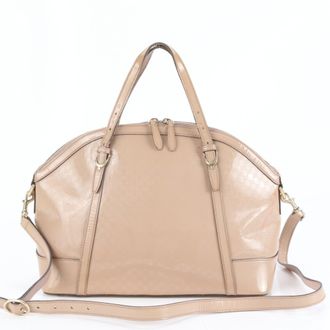 Gucci Guccissima Pink Leather Handbag Shoulder Bag Tote Bag (Pre-Owned)