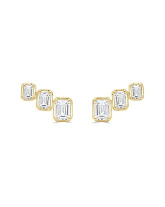 Sabrina Designs 14K 0.74 ct. tw. Diamond Climber Studs