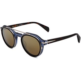 Rag & Bone Rag & Bone Mens 51 mm Blue Sunglasses