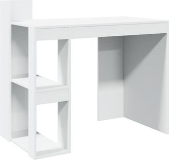 vidaXL Vidaxl - Escritorio de oficina madera ingeniería blanco 103,5x56,5x94 cm