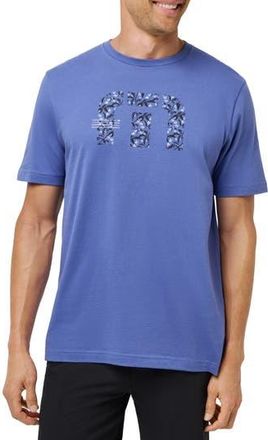 Travis Mathew No Looking Back Logo Graphic T-Shirt in Marlin at Nordstrom Rack, Size Xxx-Large