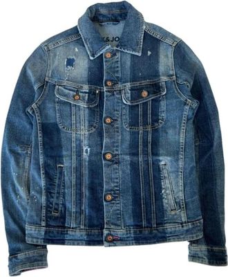 Jack & Jones Cotton Jacket - Heren - Spijkerjassen - Blauw - S - Katoen - Jassen